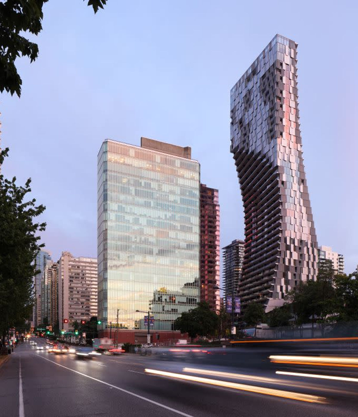 The Alberni by Kengo Kuma tower in Vancouver